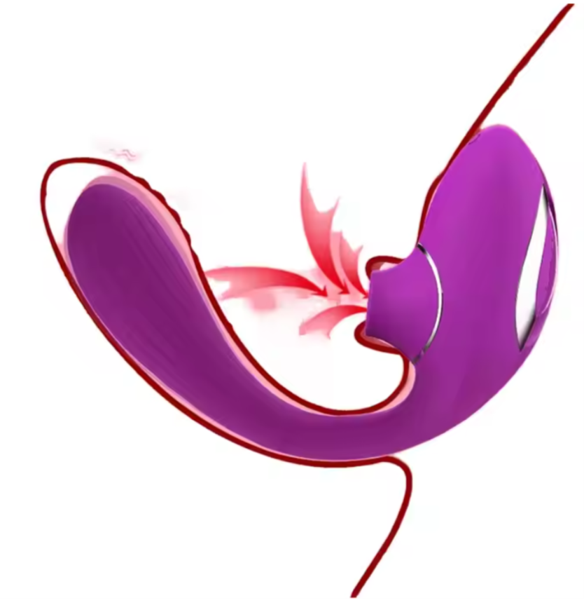 vibrador vaginal con pezón, succión de clítoris y estimulación del orgasmo