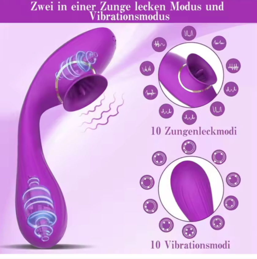 vibrador vaginal con pezón, succión de clítoris y estimulación del orgasmo