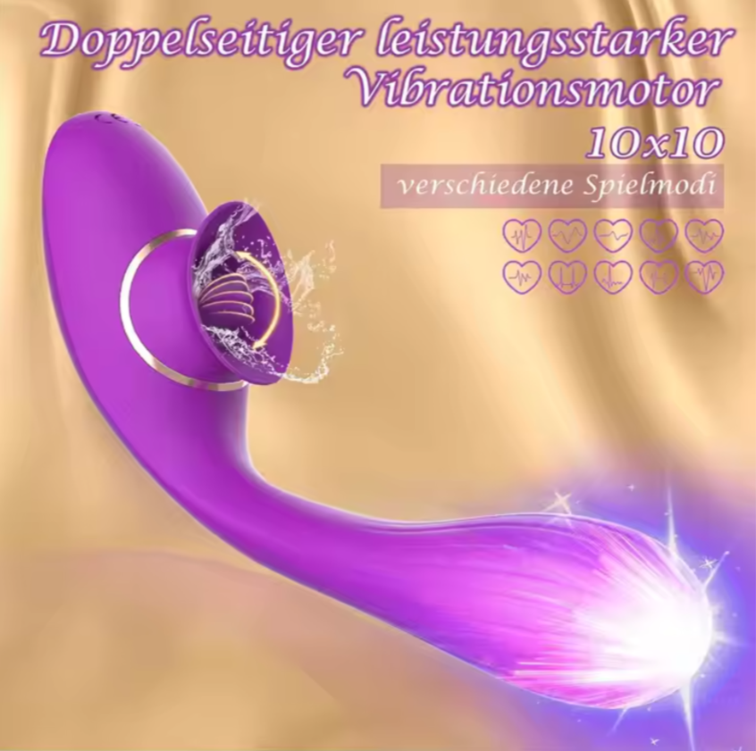 vibrador vaginal con pezón, succión de clítoris y estimulación del orgasmo