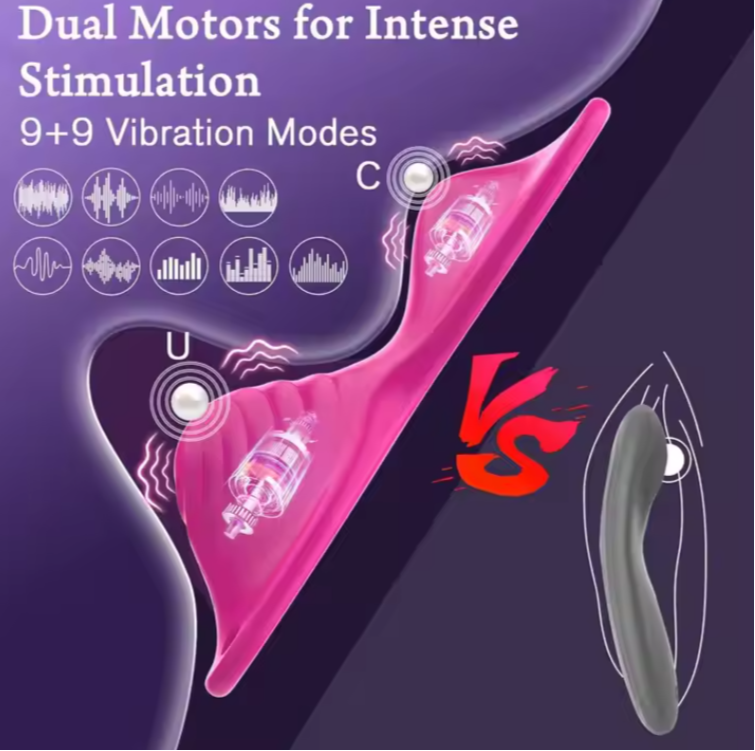 Vibrador portátil para sentarse y montar